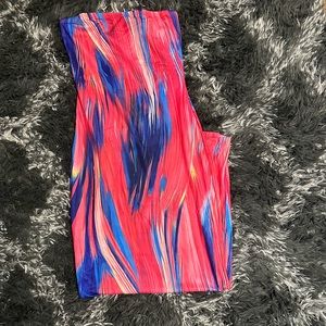 Pink Tie dye Tube Maxi Dress